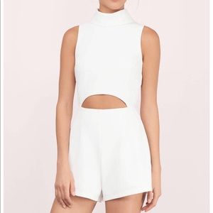 Tobi Cut Out High Neck Romper